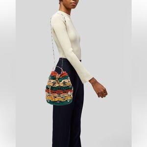 Colorful Crochet Bucket Bag